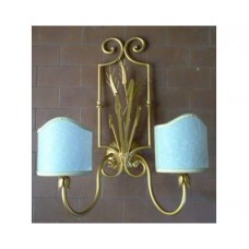 WROUGHT IRON WALL LAMP design . gold . 145