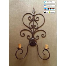 WROUGHT IRON WALL LAMP design . iron .SMART lighting . compatible with iOS and Android. works with Amazon Alexa, Google Home, Ifttt. light lamp INTELLIGENT HOME AUTOMATION WIFI . 147