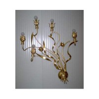 WROUGHT IRON WALL LAMP design . 153