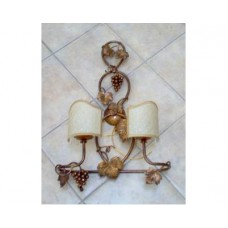 WROUGHT IRON WALL LAMP design . gold . 167