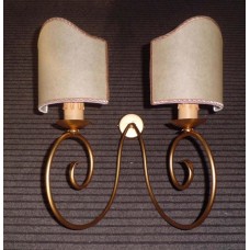 WROUGHT IRON WALL LAMP design . 172