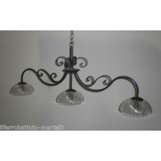 Wrought Iron Chandelier. Personalised Executions.  with STANDARD or SMART lighting . 206