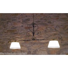 Wrought Iron Chandelier. Personalised Executions. with STANDARD or SMART lighting . 214