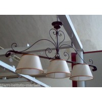 Wrought Iron Chandelier. Personalised Executions.  with STANDARD or SMART lighting . 216