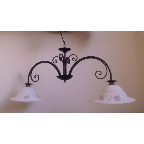 Wrought Iron Chandelier. Personalised Executions.  with STANDARD or SMART lighting . 218