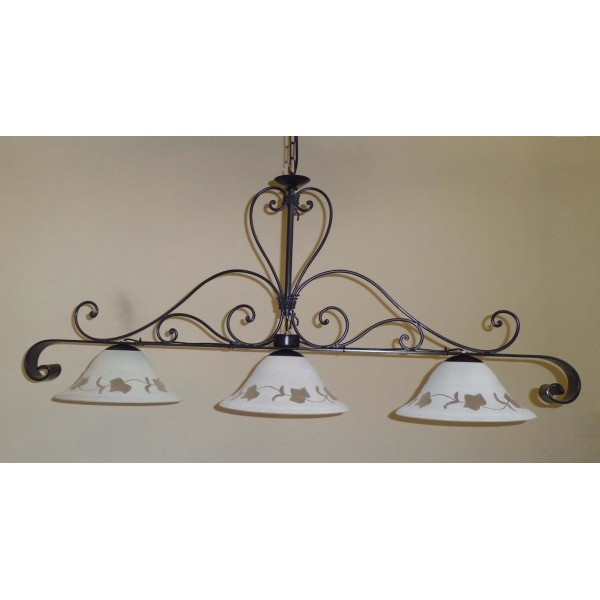 Wrought Iron Chandelier. Personalised Executions.  with STANDARD or SMART lighting . 220