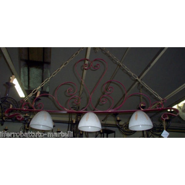 Wrought Iron Chandelier. Personalised Executions.  with STANDARD or SMART lighting . 223