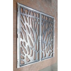 Gate Door in Iron Design with laser cutting . Personalised Executions. 1369