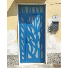 CANCELLO PORTONE in Ferro Design con taglio laser . Realizzazioni Personalizzate . cod. 1369 . Detrazioni 50%