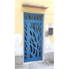 CANCELLO PORTONE in Ferro Design con taglio laser . Realizzazioni Personalizzate . cod. 1369 . Detrazioni 50%