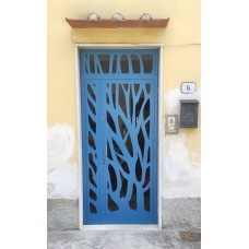 CANCELLO PORTONE in Ferro Design con taglio laser . Realizzazioni Personalizzate . cod. 1369 . Detrazioni 50%