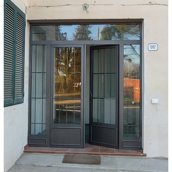 CANCELLO PORTONE in Ferro Battuto . Realizzazioni Personalizzate . cod. 1921 . Detrazioni 50%