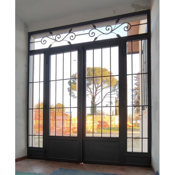 CANCELLO PORTONE in Ferro Battuto . Realizzazioni Personalizzate . cod. 1921 . Detrazioni 50%