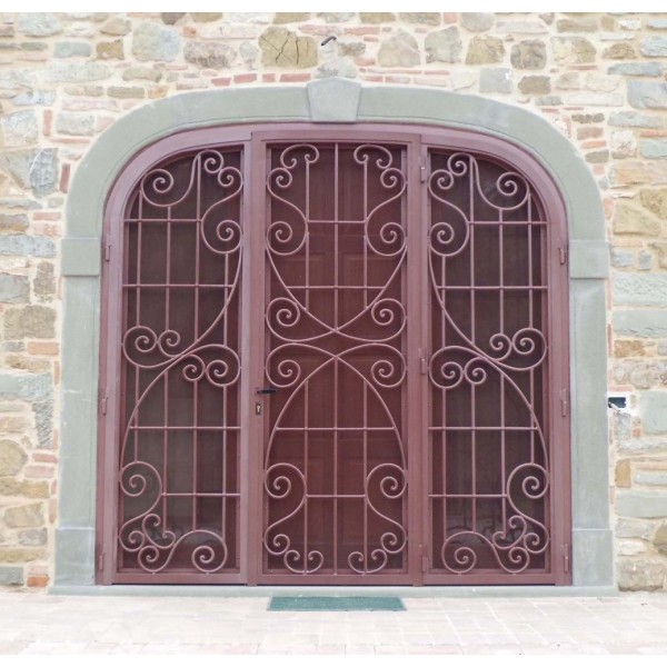 CANCELLO PORTONE in Ferro Battuto . Realizzazioni Personalizzate . cod. 550 . Detrazioni 50%