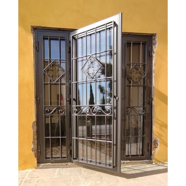 CANCELLO PORTONE in Ferro Battuto . Realizzazioni Personalizzate . cod. 551 . Detrazioni 50%