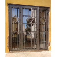 CANCELLO PORTONE in Ferro Battuto . Realizzazioni Personalizzate . cod. 551 . Detrazioni 50%