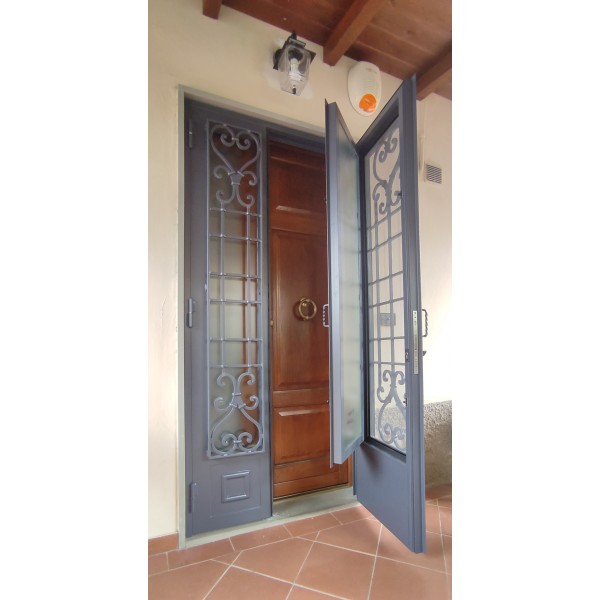 CANCELLO PORTONE in Ferro Battuto . Realizzazioni Personalizzate . cod. 595 . Detrazioni 50%