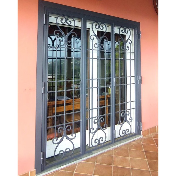 CANCELLO PORTONE in Ferro Battuto . Realizzazioni Personalizzate . cod. 595 . Detrazioni 50%