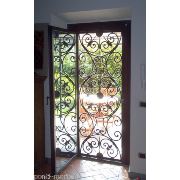 CANCELLO PORTONE in Ferro Battuto . Realizzazioni Personalizzate . cod. 596 . Detrazioni 50%..