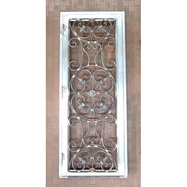 CANCELLO PORTONE in Ferro Battuto . Realizzazioni Personalizzate . cod. 596 . Detrazioni 50%..