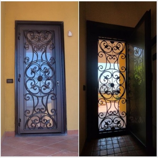 CANCELLO PORTONE in Ferro Battuto . Realizzazioni Personalizzate . cod. 596 . Detrazioni 50%