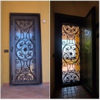 CANCELLO PORTONE in Ferro Battuto . Realizzazioni Personalizzate . cod. 596 . Detrazioni 50%..