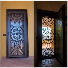 CANCELLO PORTONE in Ferro Battuto . Realizzazioni Personalizzate . cod. 596 . Detrazioni 50%..