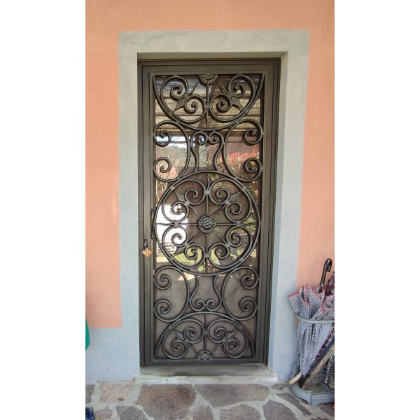 CANCELLO PORTONE in Ferro Battuto . Realizzazioni Personalizzate . cod. 596 . Detrazioni 50%..
