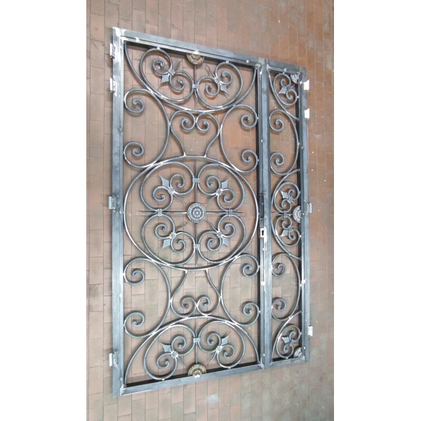 CANCELLO PORTONE in Ferro Battuto . Realizzazioni Personalizzate . cod. 596 . Detrazioni 50%..