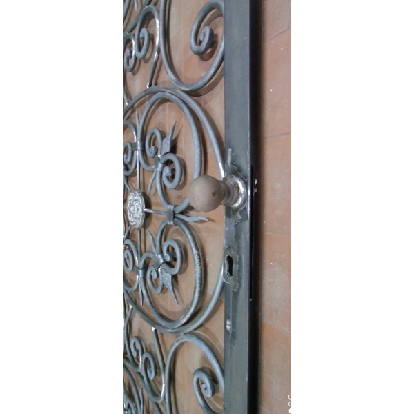 CANCELLO PORTONE in Ferro Battuto . Realizzazioni Personalizzate . cod. 596 . Detrazioni 50%..