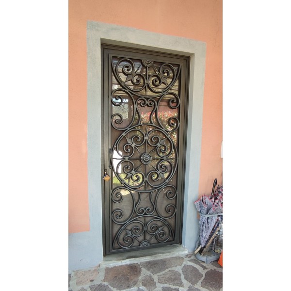 CANCELLO PORTONE in Ferro Battuto . Realizzazioni Personalizzate . cod. 596 . Detrazioni 50%..