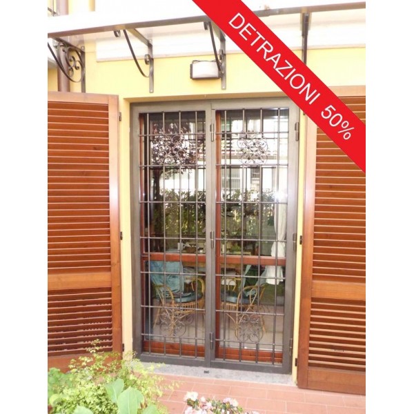 CANCELLO PORTONE in Ferro Battuto . Realizzazioni Personalizzate . cod. 548 . Detrazioni 50%