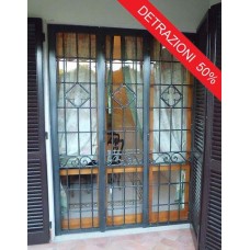 CANCELLO PORTONE in Ferro Battuto . Realizzazioni Personalizzate . cod. 551 . Detrazioni 50%