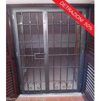 CANCELLO PORTONE in Ferro Battuto . Realizzazioni Personalizzate . cod. 555 . Detrazioni 50%