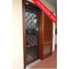 CANCELLO PORTONE in Ferro Battuto . Realizzazioni Personalizzate . cod. 580 . Detrazioni 50%.
