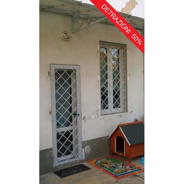 CANCELLO PORTONE in Ferro Battuto . Realizzazioni Personalizzate . cod. 580 . Detrazioni 50%.