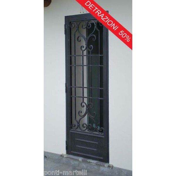 CANCELLO PORTONE in Ferro Battuto . Realizzazioni Personalizzate . cod. 595 . Detrazioni 50%