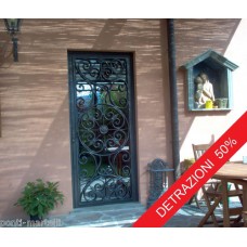 CANCELLO PORTONE in Ferro Battuto . Realizzazioni Personalizzate . cod. 596 . Detrazioni 50%..