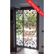 CANCELLO PORTONE in Ferro Battuto . Realizzazioni Personalizzate . cod. 596 . Detrazioni 50% ..