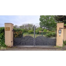 CANCELLO CARRABILE Ferro Battuto . Realizzazioni Personalizzate . cod. 050 . Detrazioni 50%