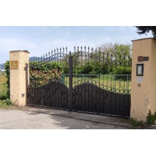 CANCELLO CARRABILE Ferro Battuto . Realizzazioni Personalizzate . cod. 050 . Detrazioni 50%