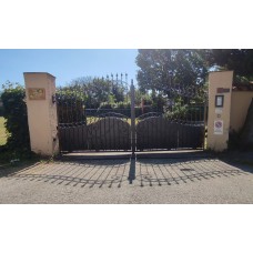 CANCELLO CARRABILE Ferro Battuto . Realizzazioni Personalizzate . cod. 050 . Detrazioni 50%