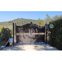 CANCELLO CARRABILE in Ferro Battuto . Realizzazioni Personalizzate . Cod. 053