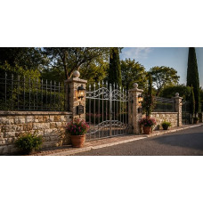 CANCELLO PEDONALE in Ferro Battuto . Realizzazioni Personalizzate . Cod. 083