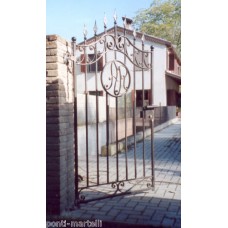 Wrought Iron Pedestrian Gate. Personalised Executions. 086