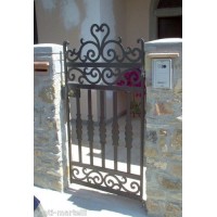 Wrought Iron Pedestrian Gate. Personalised Executions. 089