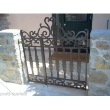 Wrought Iron Pedestrian Gate. Personalised Executions. 089