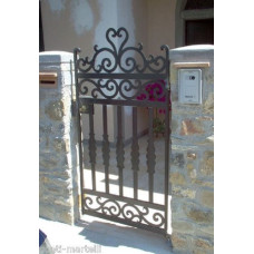 CANCELLO PEDONALE in Ferro Battuto . Realizzazioni Personalizzate . Cod. 089