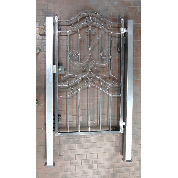 Wrought Iron Pedestrian Gate. Personalised Executions. 097