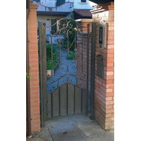 Wrought Iron Pedestrian Gate. Personalised Executions. 097
